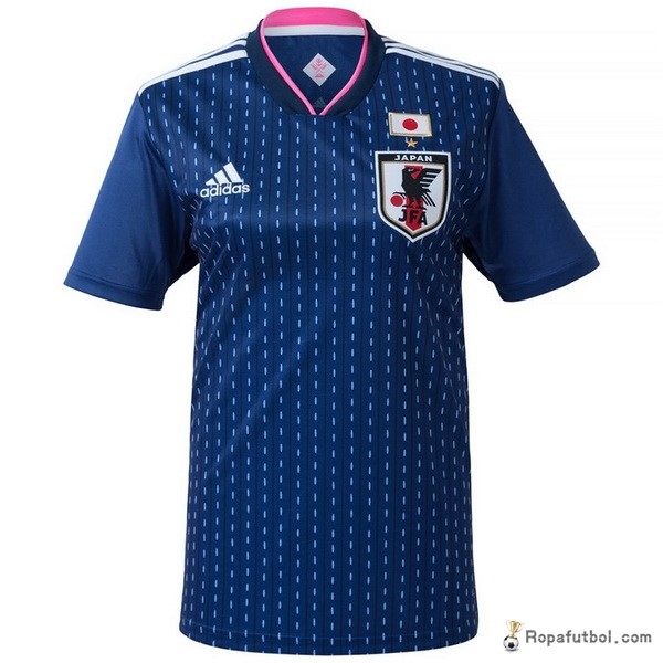 Camiseta Japón Replica Primera Ropa Mujer 2018 Azul